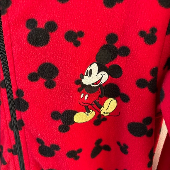 Disney Brand Footed Onesie Pajama PJs Set, Mickey Mouse. Size Small Adult 4-6. - Picture 3 of 6